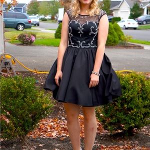 Black formal dress
